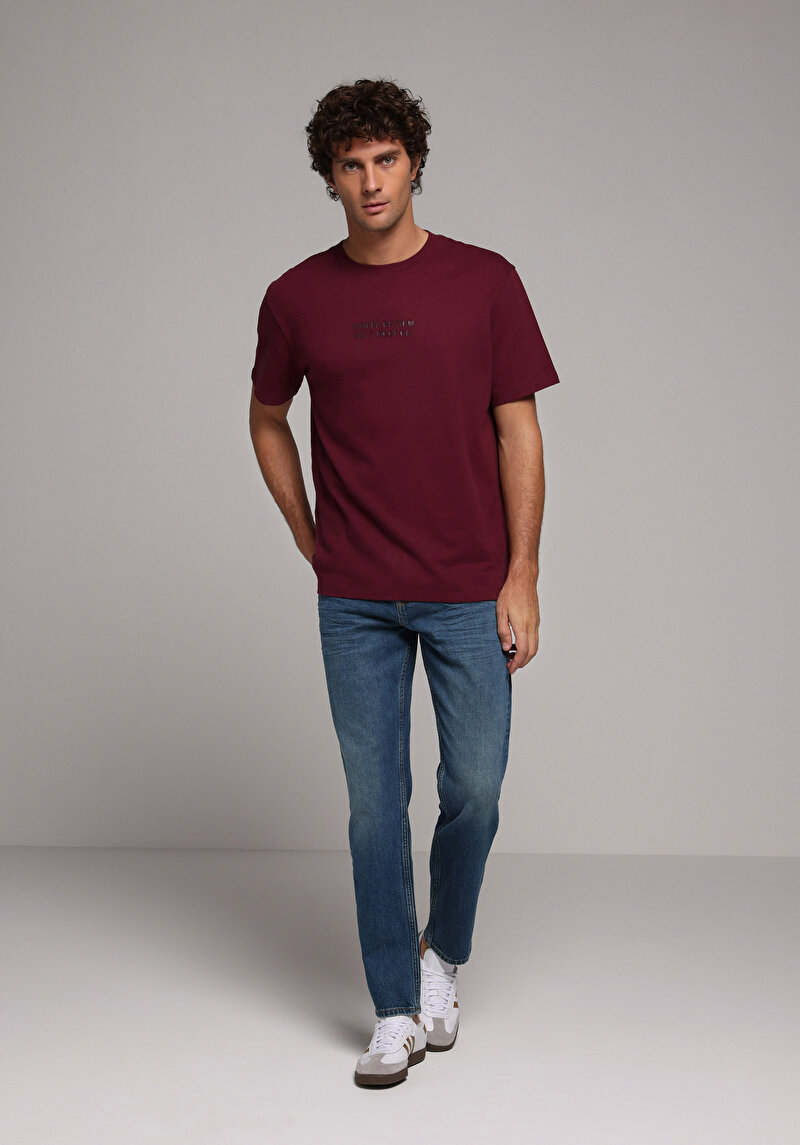 Imagine a Tricou Cu Maneca Scurta De Barbati Mov Comfort Fit Cl1079721