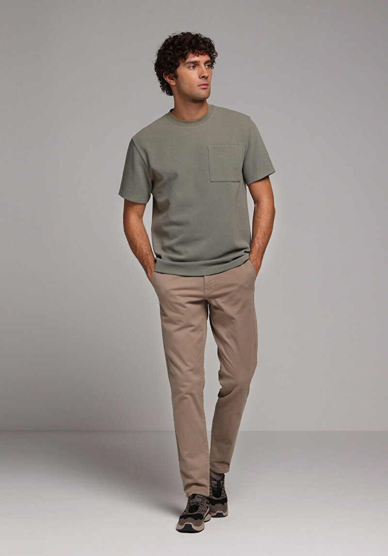 Imagine a Tricou Cu Maneca Scurta De Barbati Verde Comfort Fit Cl1078521