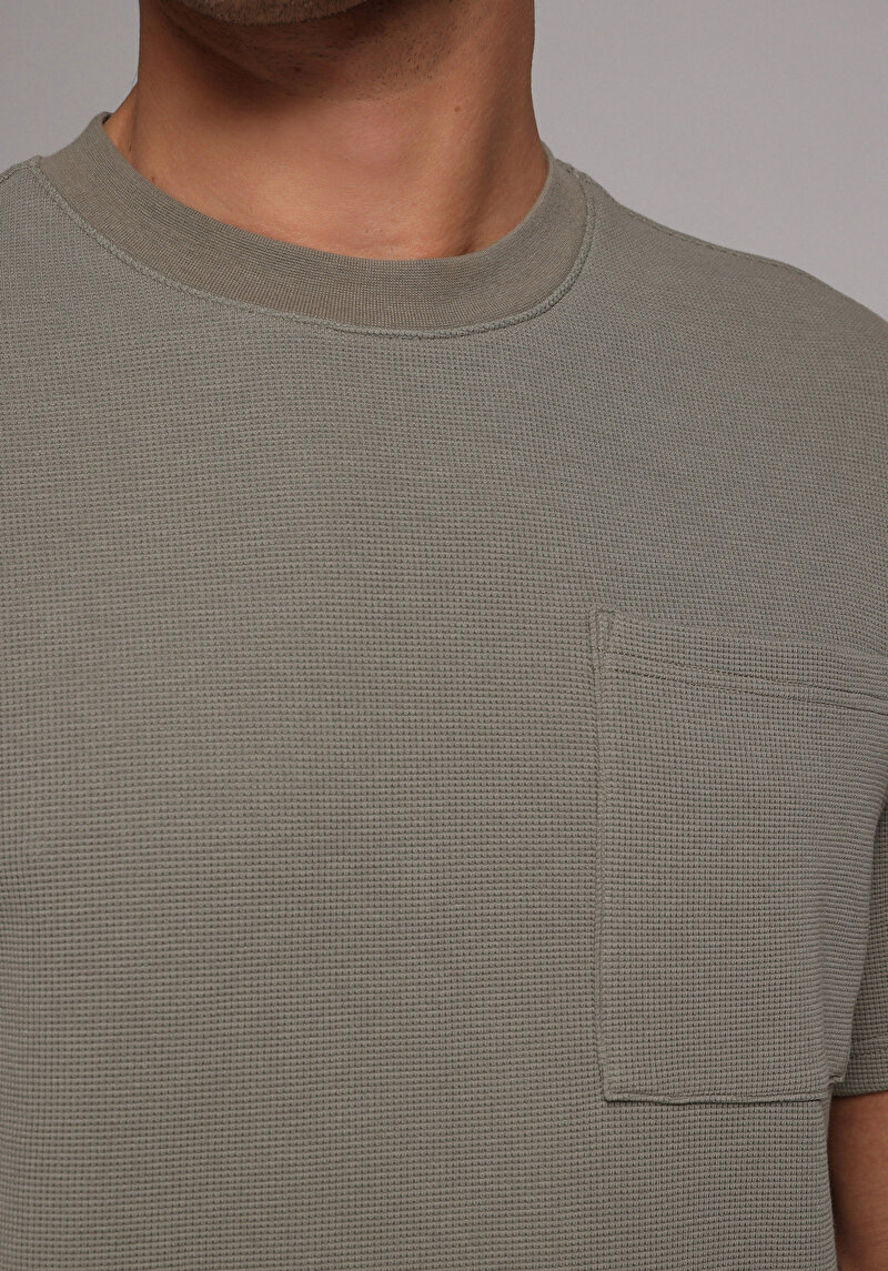 Imagine a Tricou Cu Maneca Scurta De Barbati Verde Comfort Fit Cl1078521