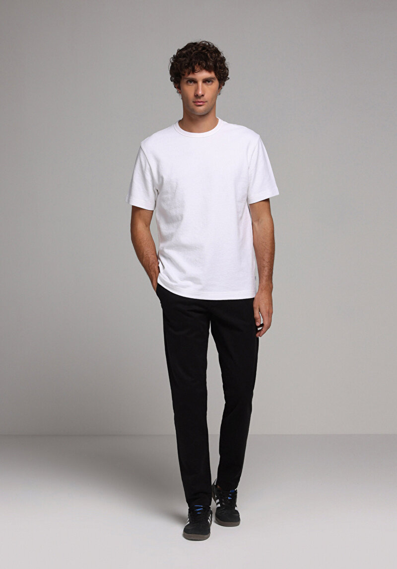 Afișați detalii pentru Tricou Cu Maneca Scurta De Barbati Alb Comfort Fit  Cl1078587