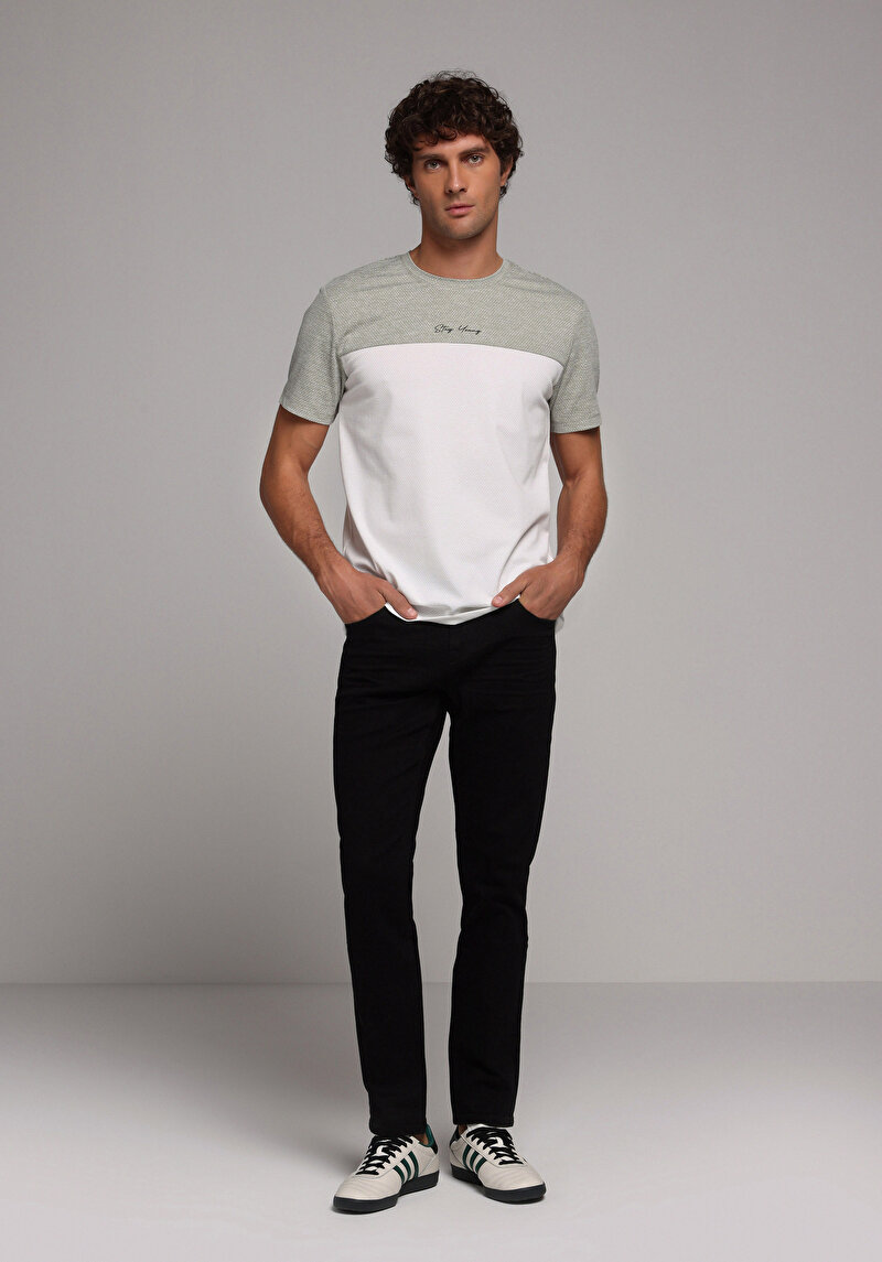 Afișați detalii pentru Tricou Cu Maneca Scurta De Barbati Verde Regular Fit  Cl1079953