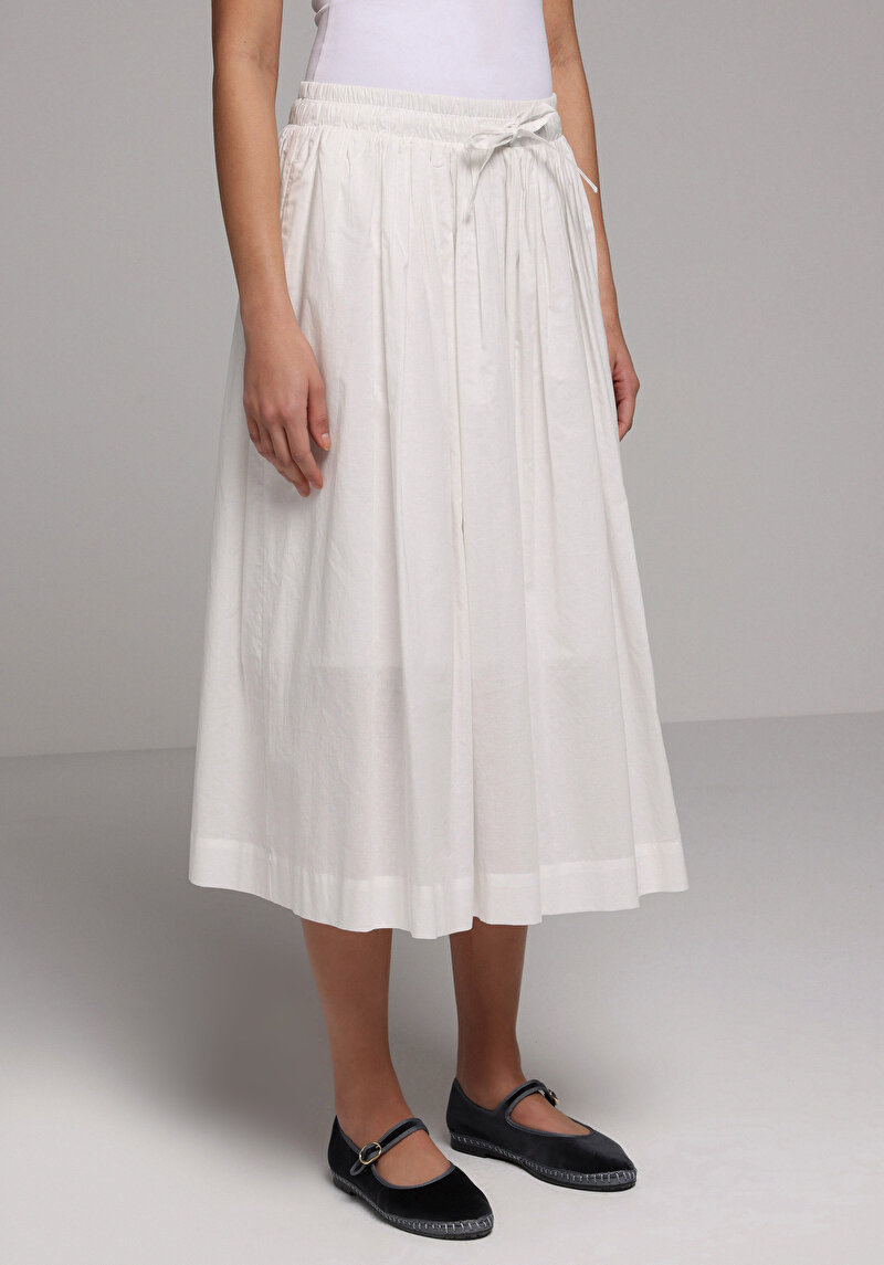 Imagine a Fusta De Dama Alb Midi Cl1079186