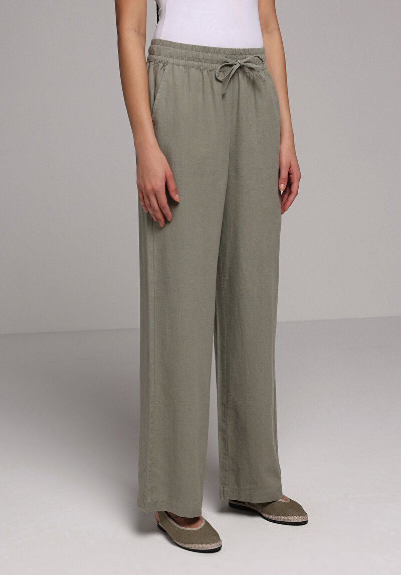 Imagine a Pantaloni De Dama Verde Regular Fit  Cl1079432