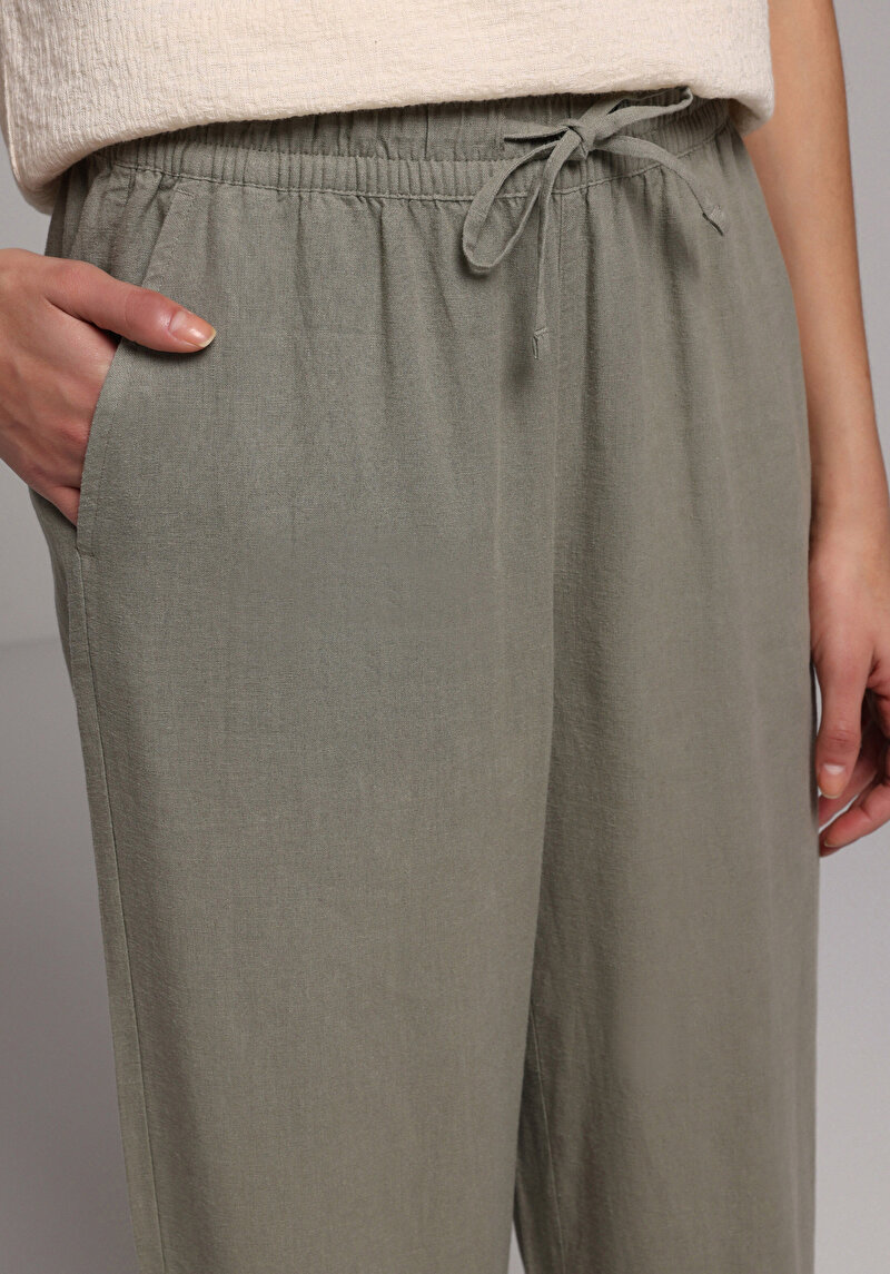 Imagine a Pantaloni De Dama Verde Regular Fit  Cl1079432