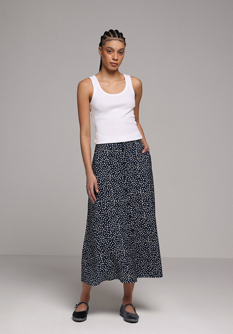 Imagine a Fusta De Dama Albastru Marin Cl1078721