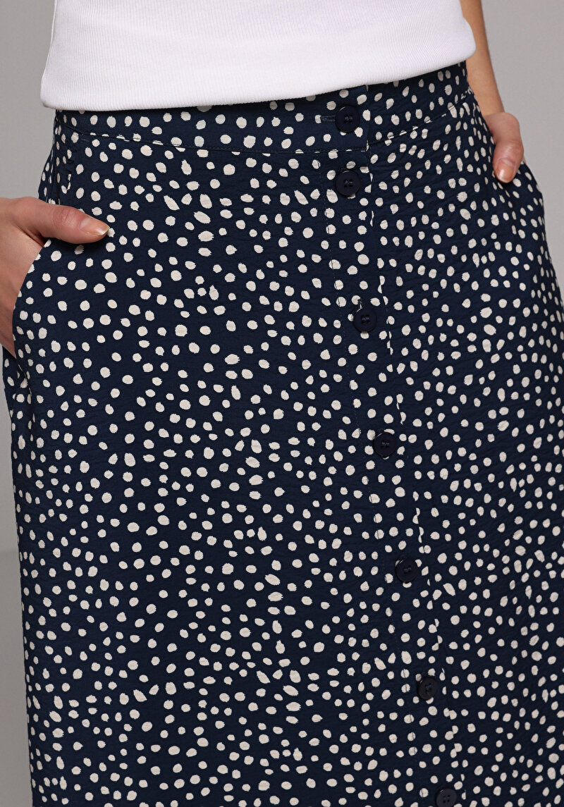 Imagine a Fusta De Dama Albastru Marin   Cl1078721