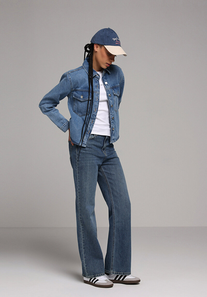 Imagine a Pantaloni De Dama Straight Fit 900 Laris Cl1079777