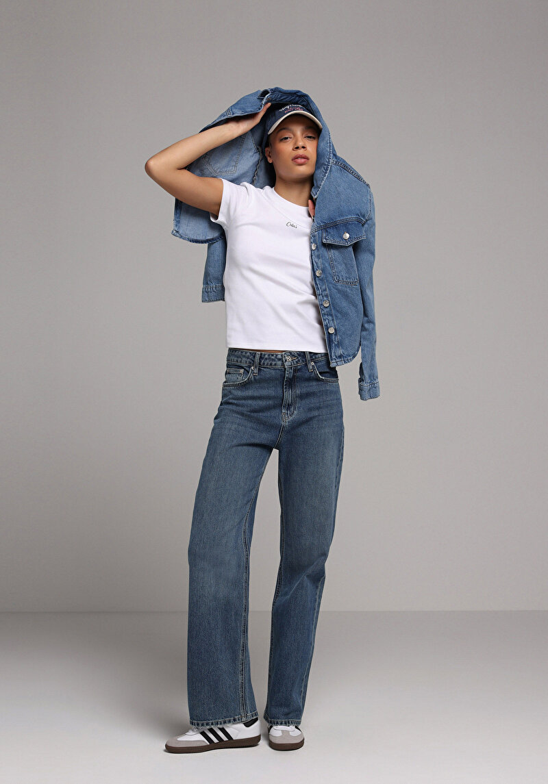 Imagine a Pantaloni De Dama Straight Fit 900 Laris Cl1079777