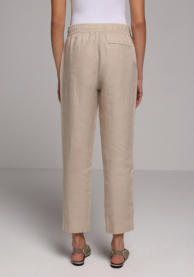 Imagine a Pantaloni De Dama Bej Regular Fit  Cl1079157