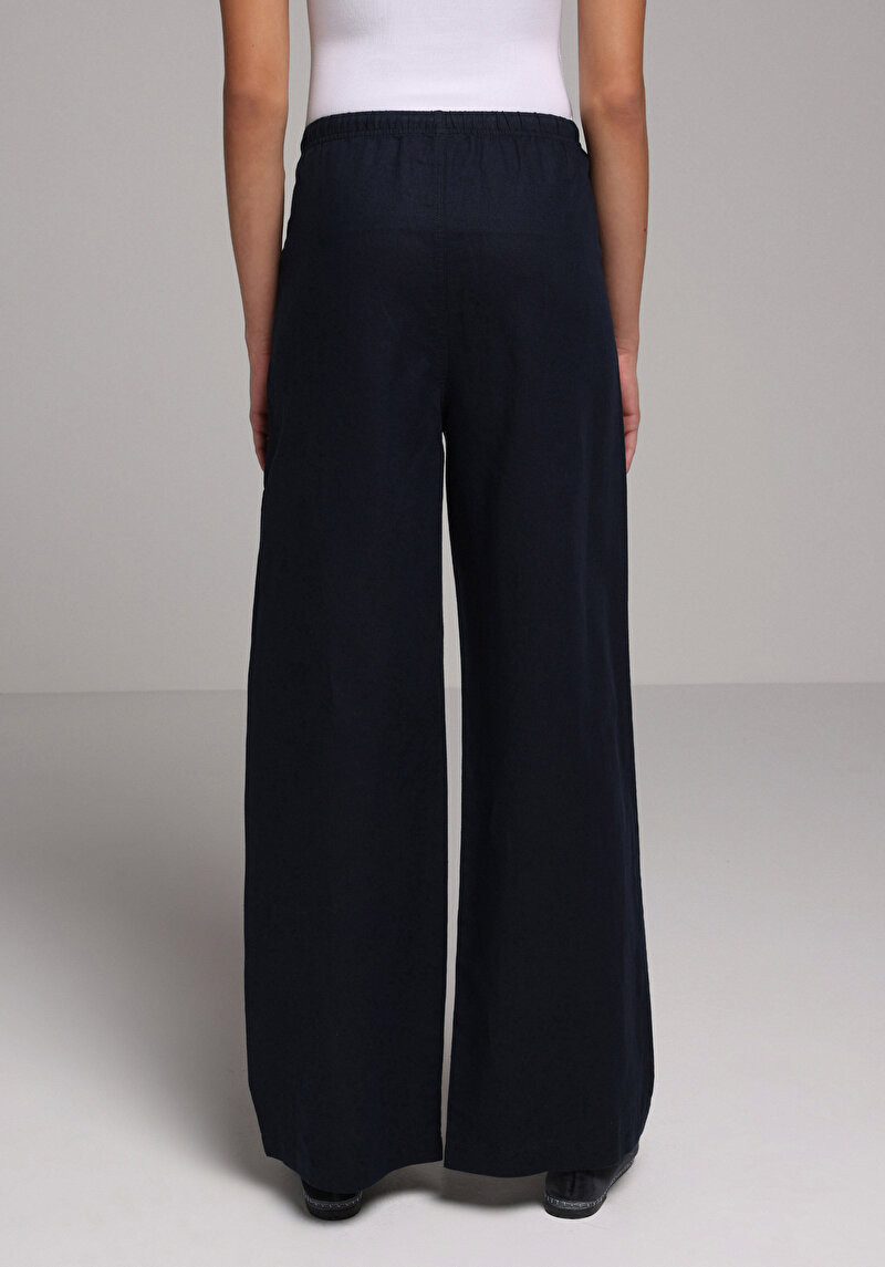 Imagine a Pantaloni De Dama Albastru Marin Regular Fit Cl1079161