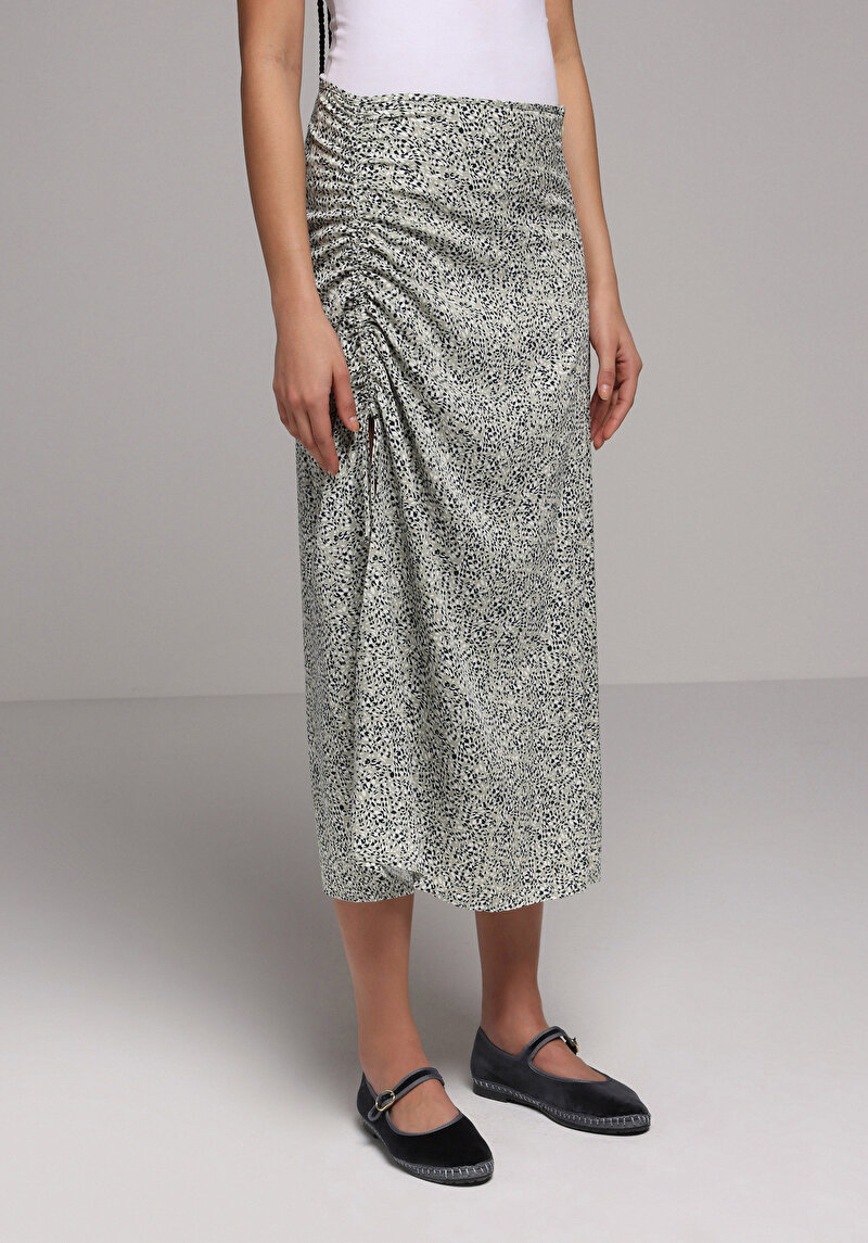 Imagine a Fusta De Dama Verde Midi  Cl1078293