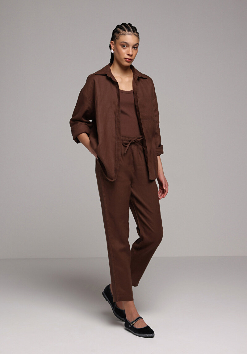 Imagine a Pantaloni De Dama Maro Regular Fit  Cl1079157