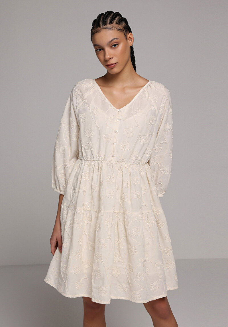 Imagine a Rochie De Dama Bej Regular Fit Cl1079399