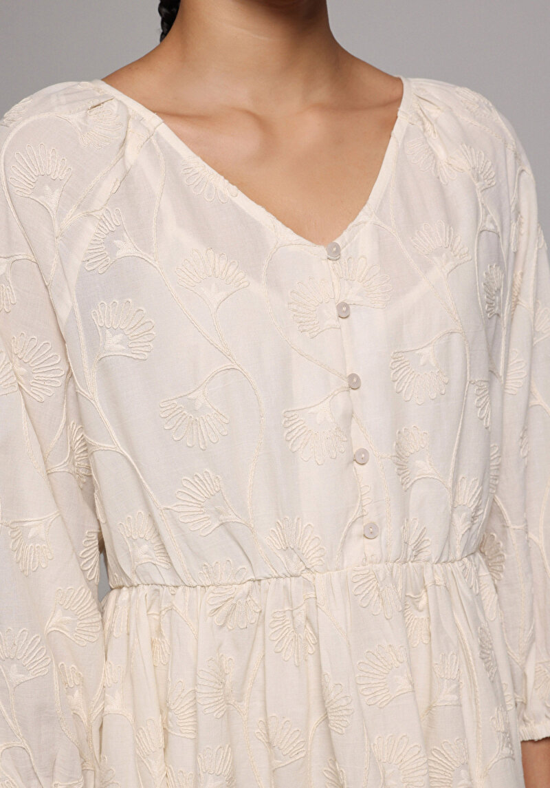 Imagine a Rochie De Dama Bej Regular Fit  Cl1079399