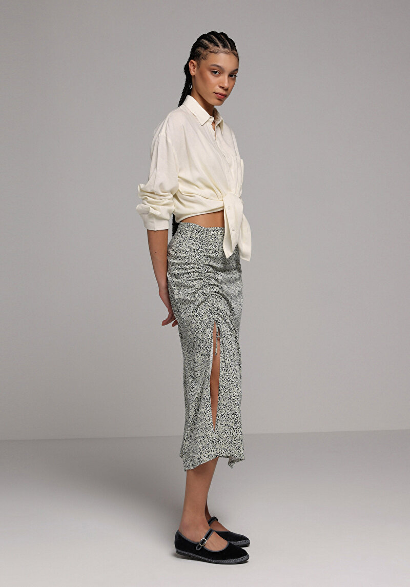 Imagine a Camasa Cu Maneca Lunga De Dama Galben X Boyfriend Fit Cl1079537