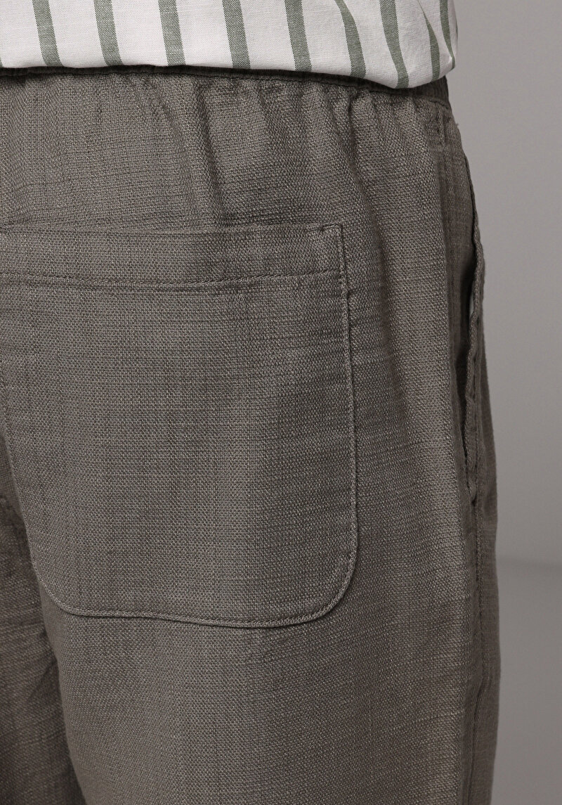 Afișați detalii pentru Pantaloni De Barbati Verde Regular Fit  Cl1078470