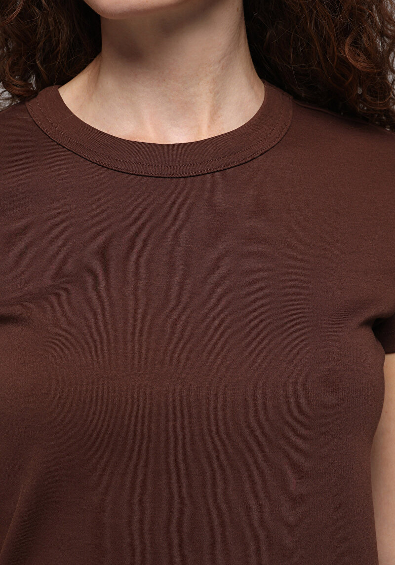 Imagine a Tricou Cu Maneca Scurta De Dama Maro Slim Fit Cl1068567