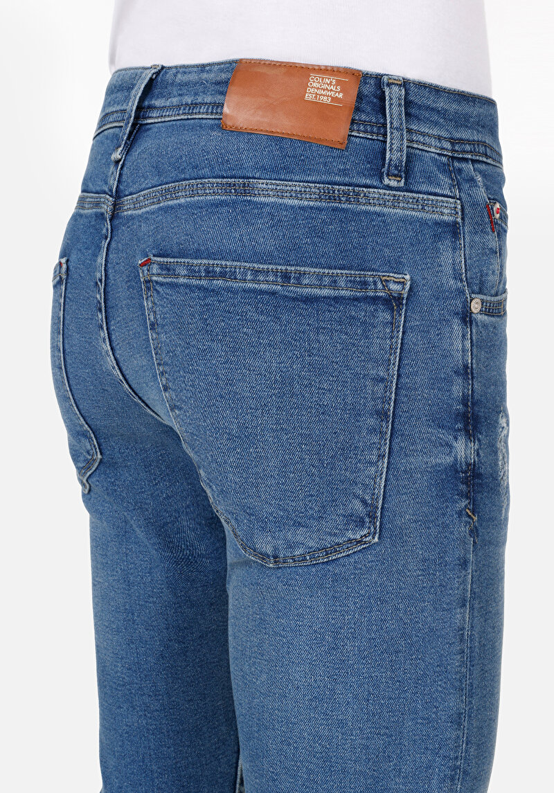 Afișați detalii pentru Pantaloni De Barbati Denim Straight Fit 044 Karl Cl1070545