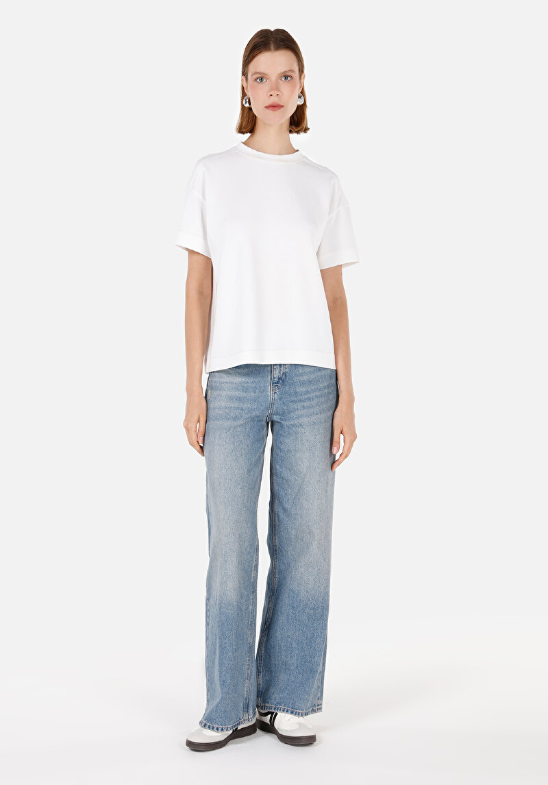 Imagine a Pantaloni De Dama Denim Regular Fit 970 Berry Cl1070702