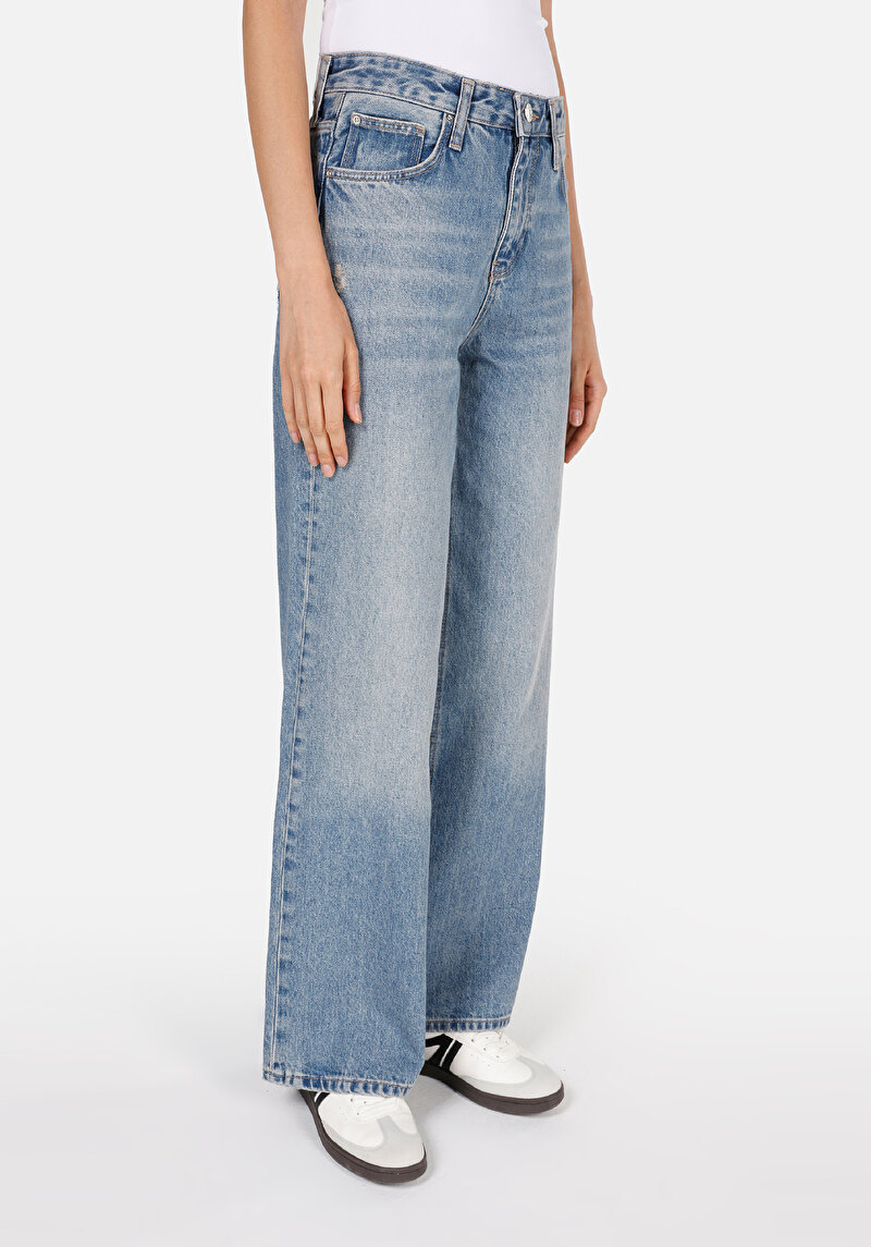 Imagine a Pantaloni De Dama Denim Regular Fit 970 Berry Cl1070702