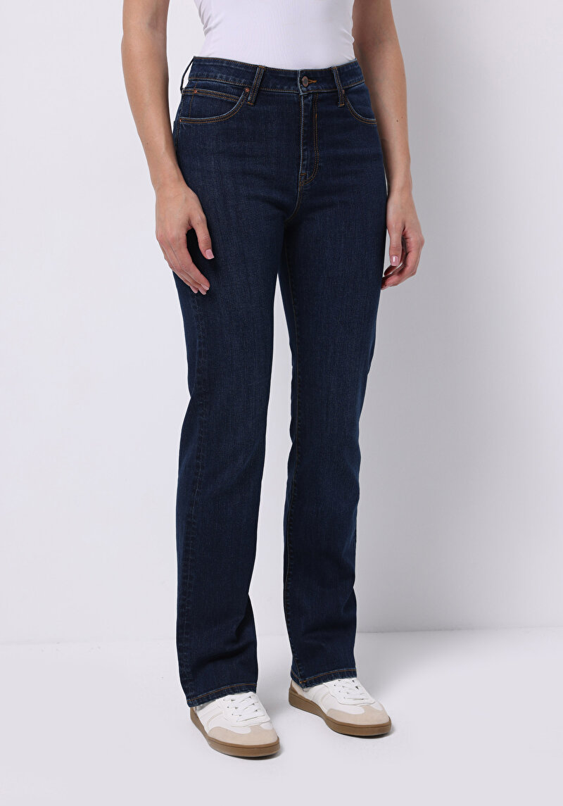 Afișați detalii pentru Pantaloni De Dama Albastru Marin Regular Fit 792 Mila