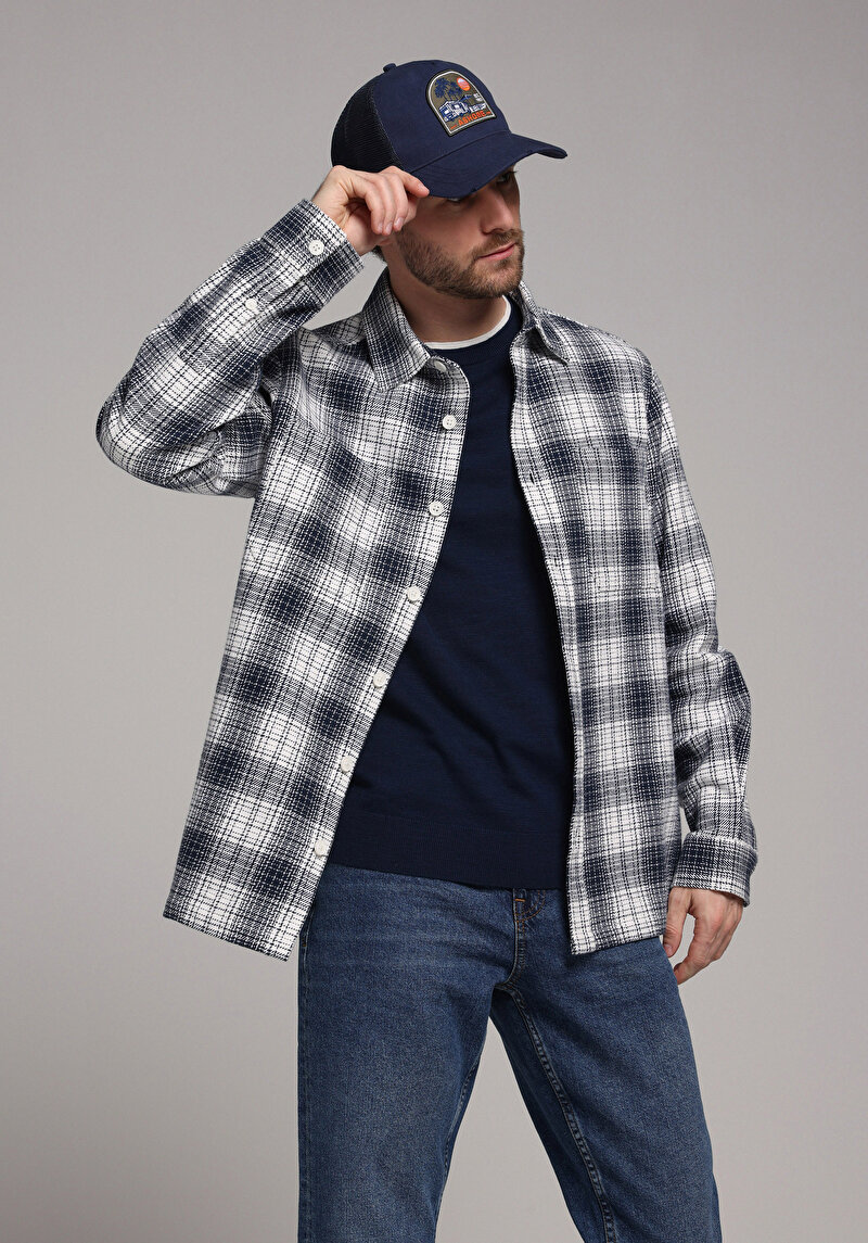 Imagine a Jachetă De Barbati Albastru Comfort Fit Cl1077631