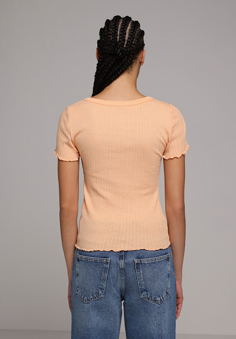 Imagine a Tricou Cu Maneca Scurta De Dama  Slim Fit  Cl1078306