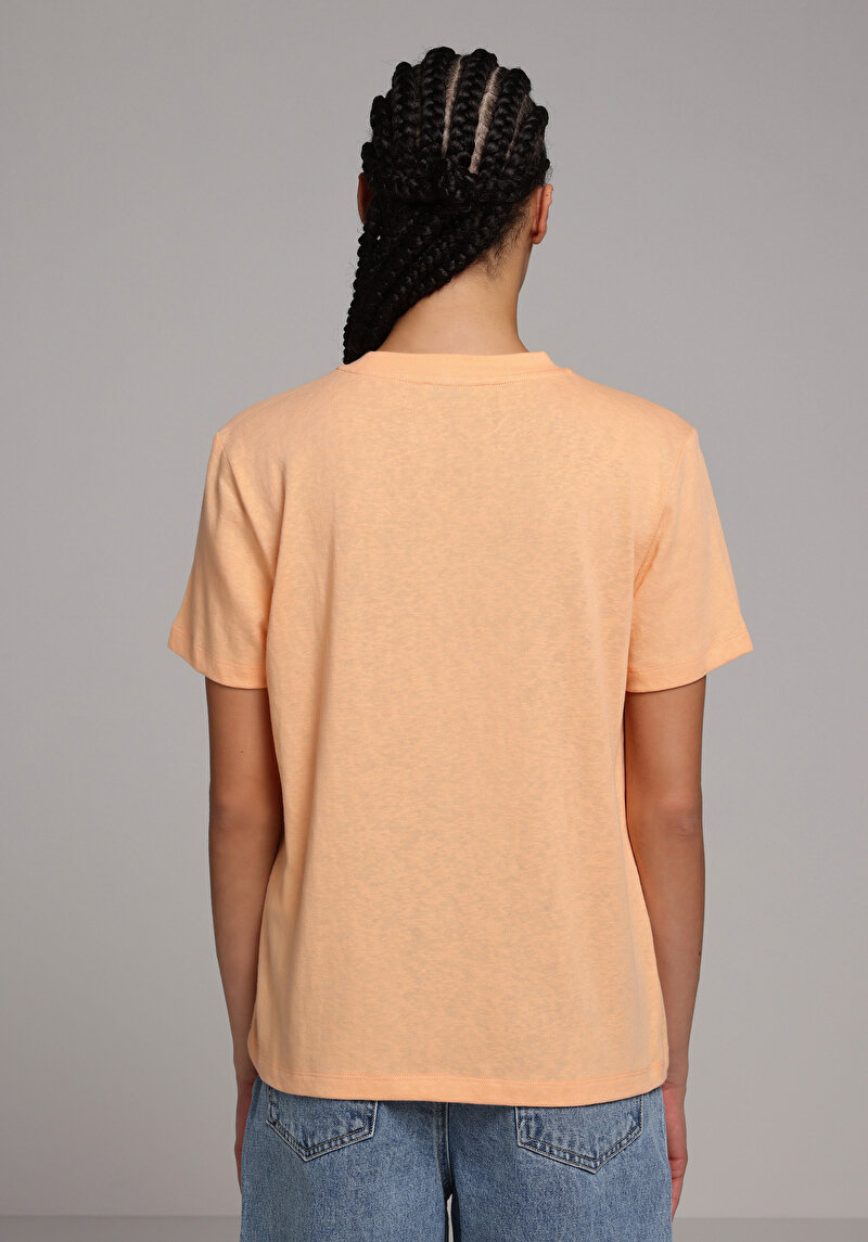 Imagine a Tricou Cu Maneca Scurta De Dama Somon Regular Fit Cl1078623