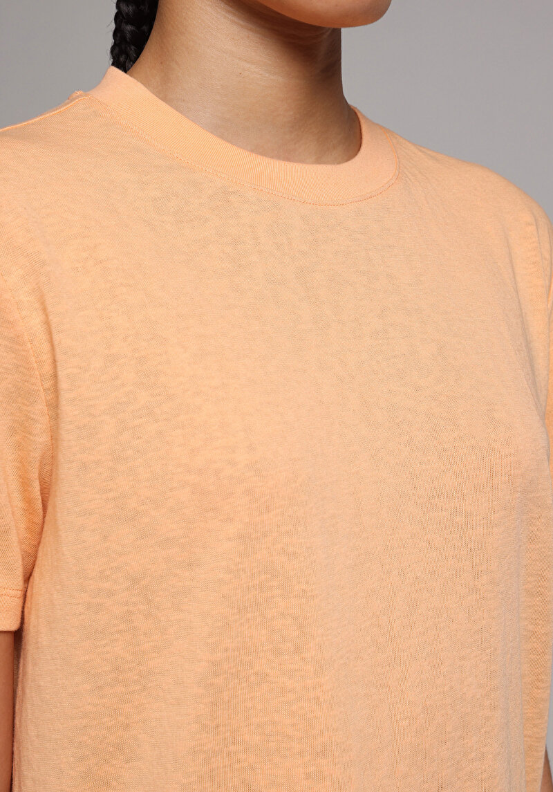 Imagine a Tricou Cu Maneca Scurta De Dama Somon Regular Fit  Cl1078623