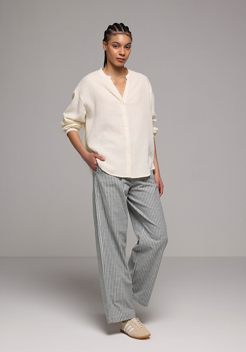 Imagine a Pantaloni De Dama Verde Regular Fit  Cl1079162