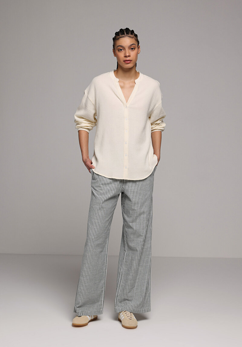 Imagine a Pantaloni De Dama Verde Regular Fit Cl1079162