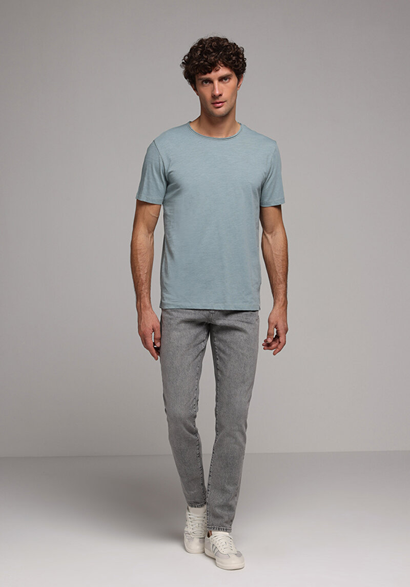 Imagine a Tricou Cu Maneca Scurta De Barbati Verde Regular Fit Cl1058580