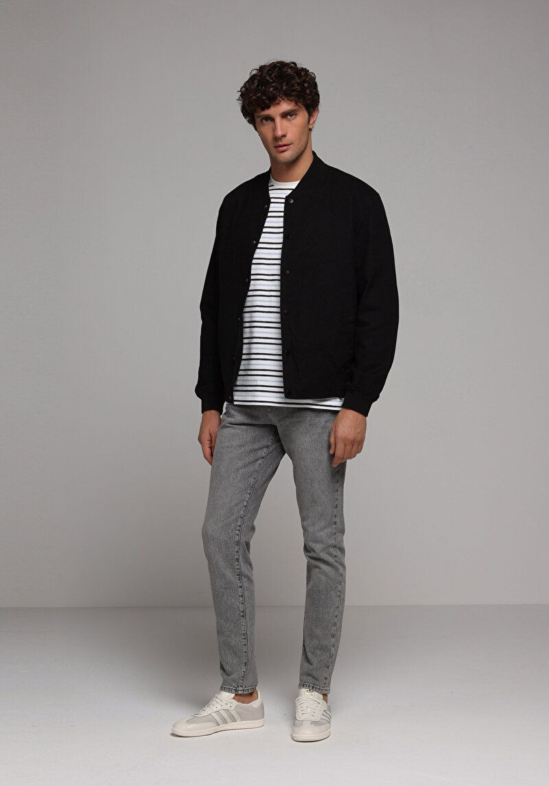 Imagine a Jacheta De Barbati Negru Regular Fit Cl1078086