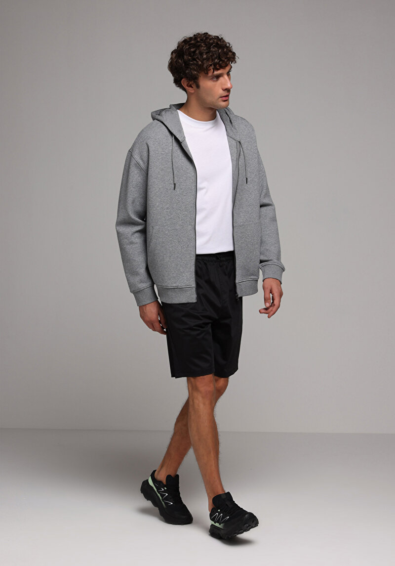 Imagine a Short / Pantaloni Scurti De Barbati Negru Regular Fit  Cl1079287