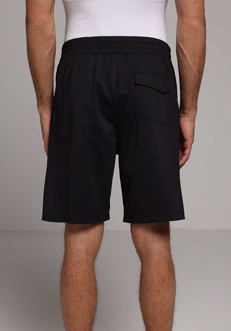 Imagine a Short / Pantaloni Scurti De Barbati Negru Regular Fit  Cl1079287