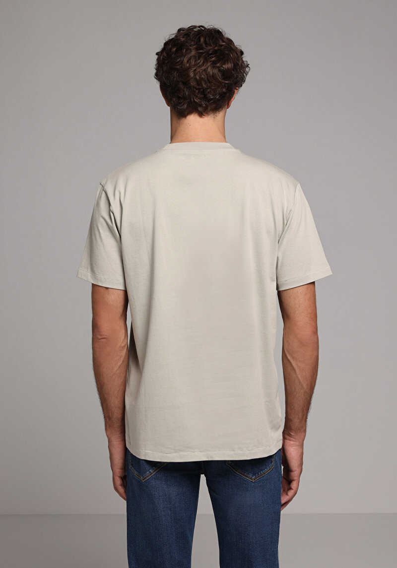 Imagine a Tricou Cu Maneca Scurta De Barbati Verde Oversize Fit  Cl1079291