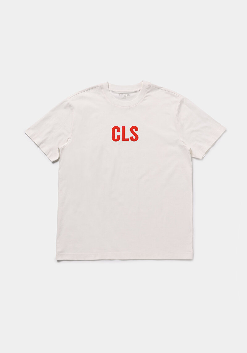 Imagine a Tricou Cu Maneca Scurta De Barbati Alb Comfort Fit  Cl1079294