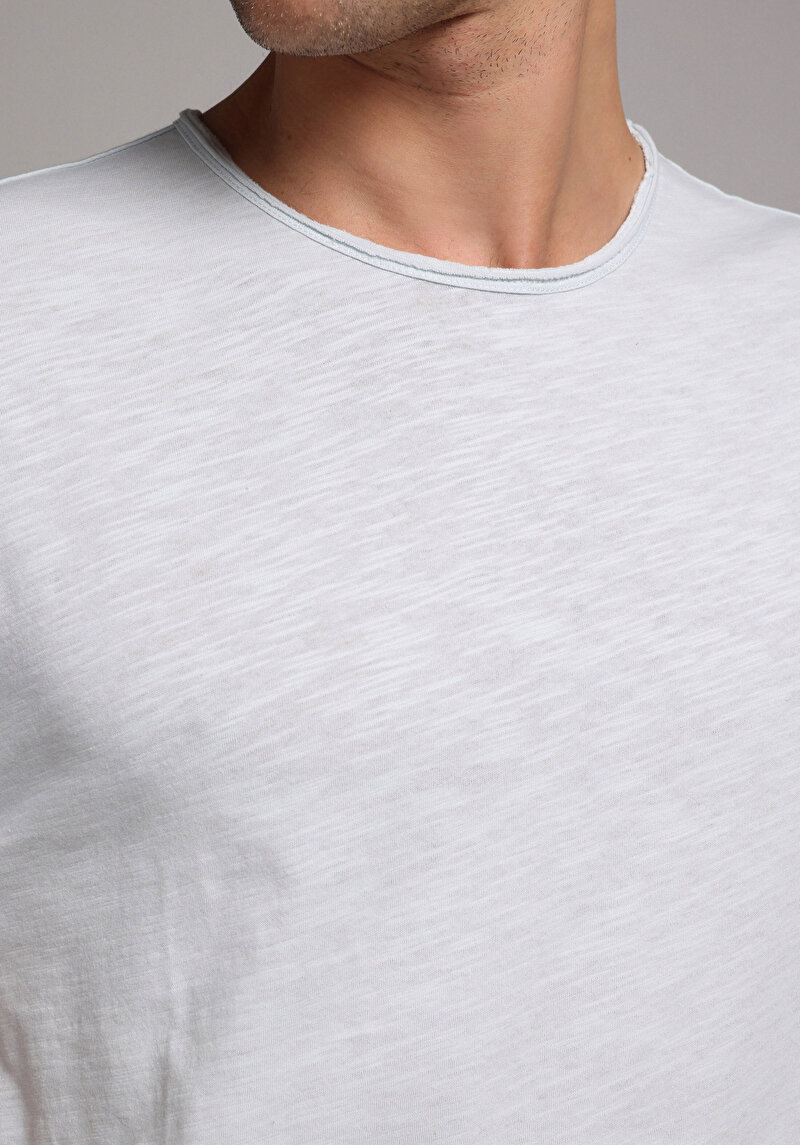 Imagine a Tricou Cu Maneca Scurta De Barbati Albastru Regular Fit  Cl1058580