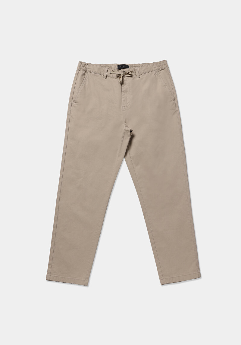 Afișați detalii pentru Pantaloni De Barbati Bej Regular Fit  Cl1079372