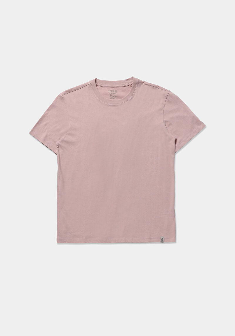 Imagine a Tricou Cu Maneca Scurta De Barbati Roz Regular Fit  Cl1073961