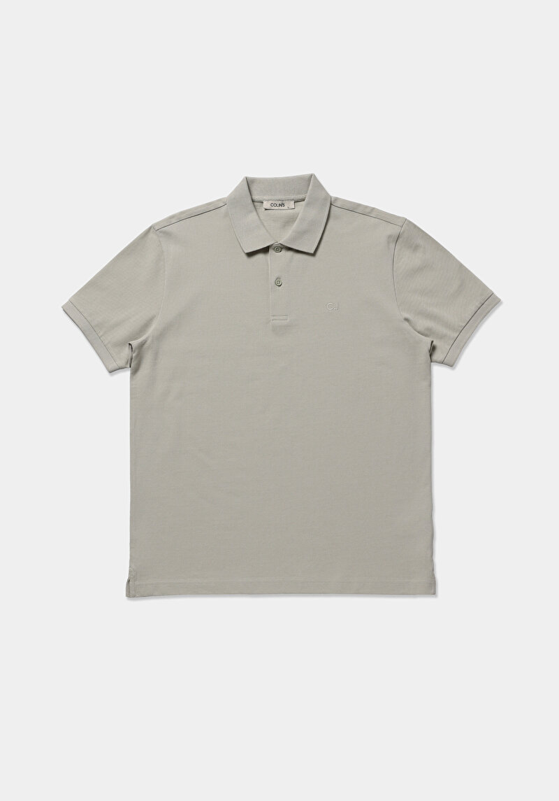 Imagine a Tricou Polo Cu Maneca Scurta De Barbati Verde Regular Fit  Cl1073960