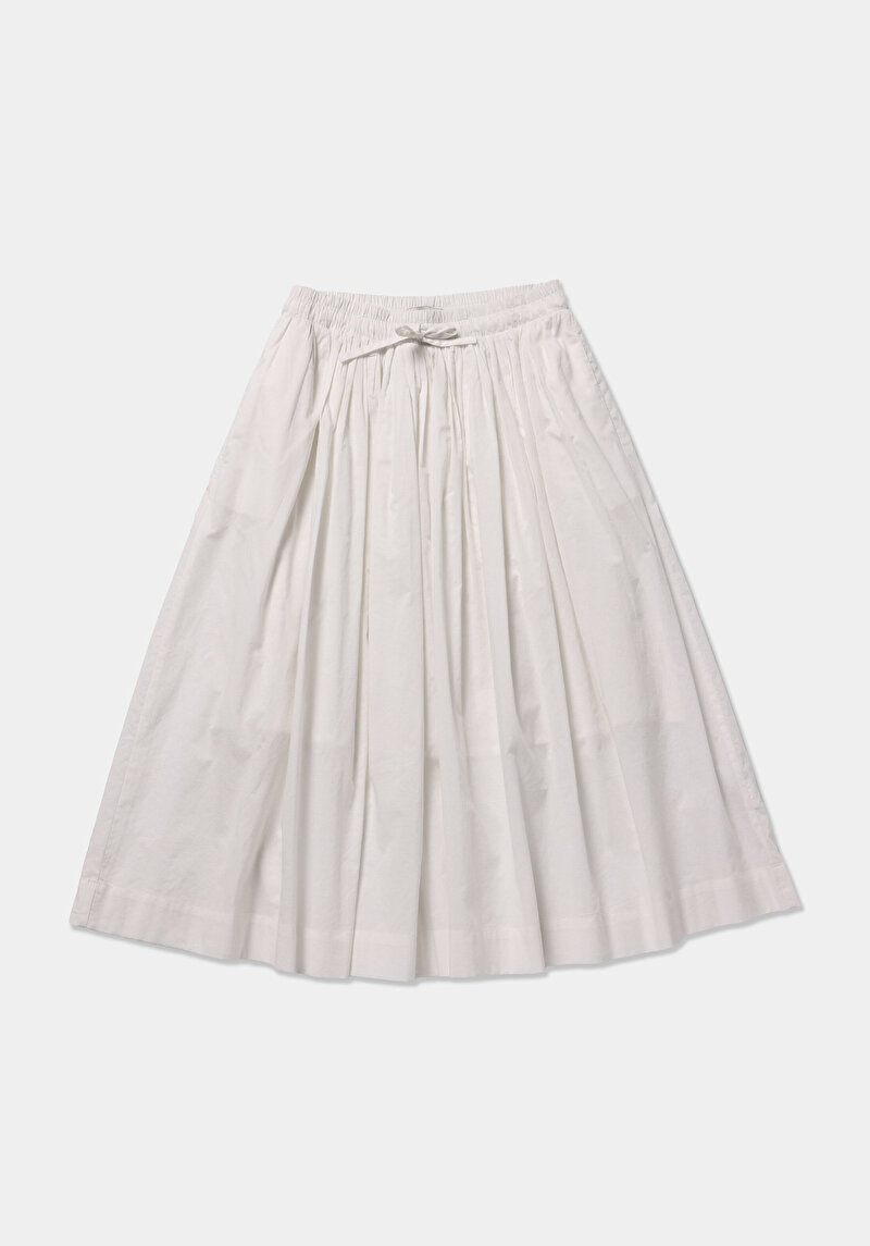 Imagine a Fusta De Dama Alb Midi  Cl1079186