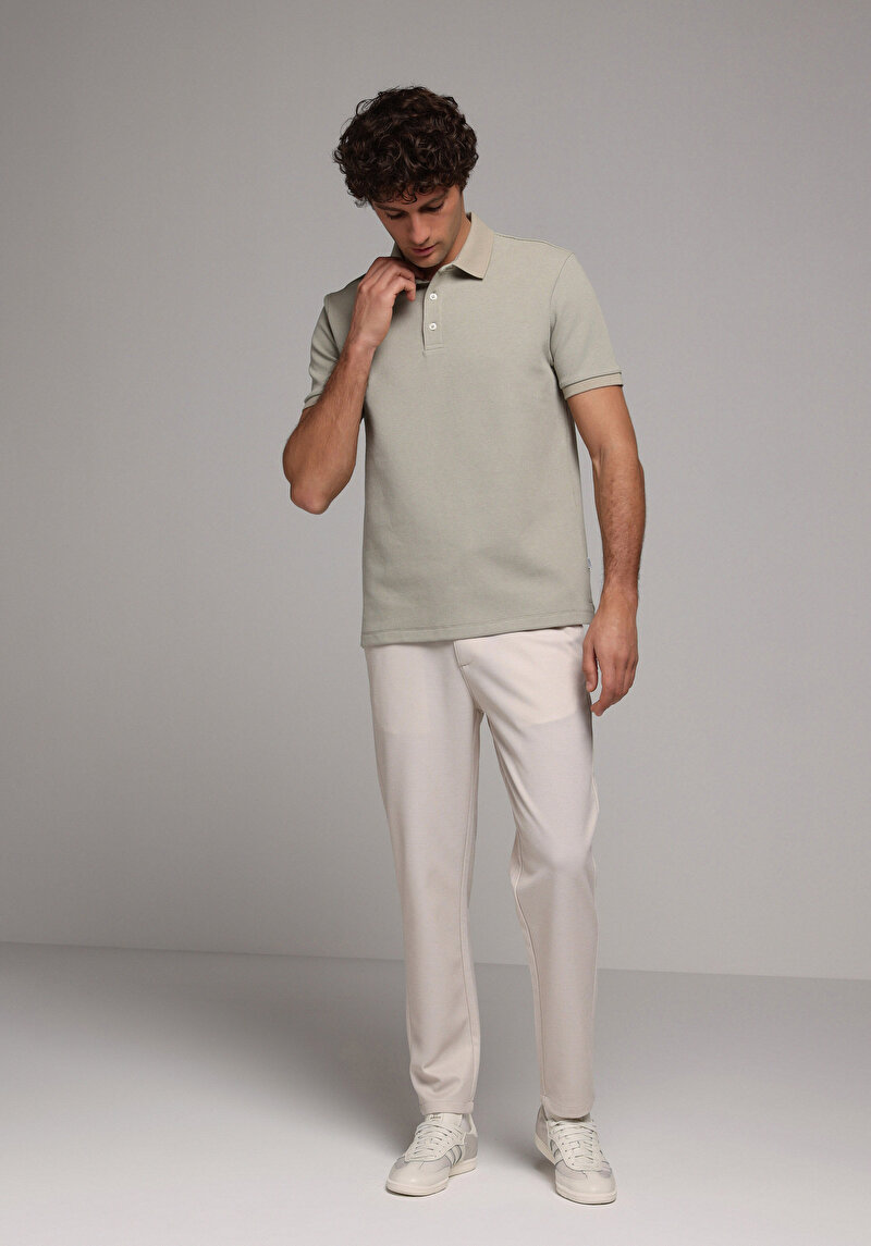 Imagine a Tricou Polo Cu Maneca Scurta De Barbati Verde Regular Fit  Cl1075163