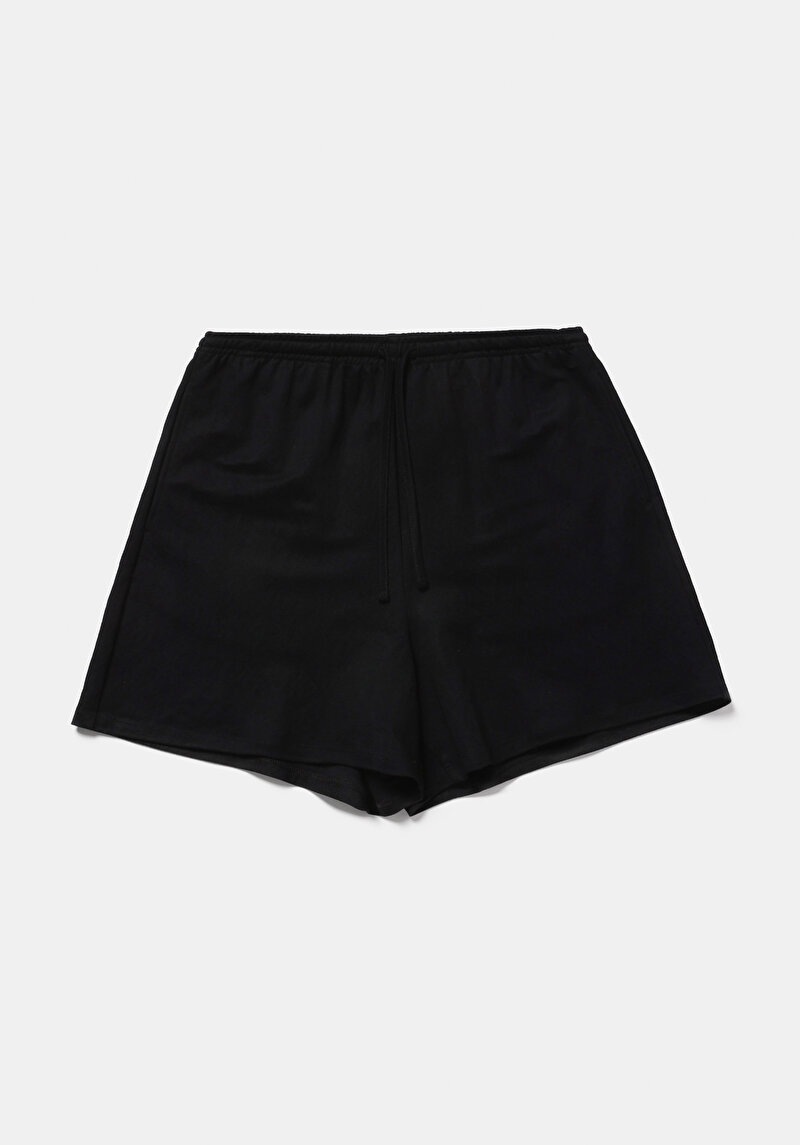 Imagine a Short / Pantaloni Scurti De Dama Negru Regular Fit  Cl1078851