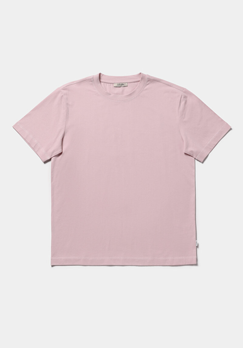 Imagine a Tricou Cu Maneca Scurta De Barbati Roz Comfort Fit  Cl1079049