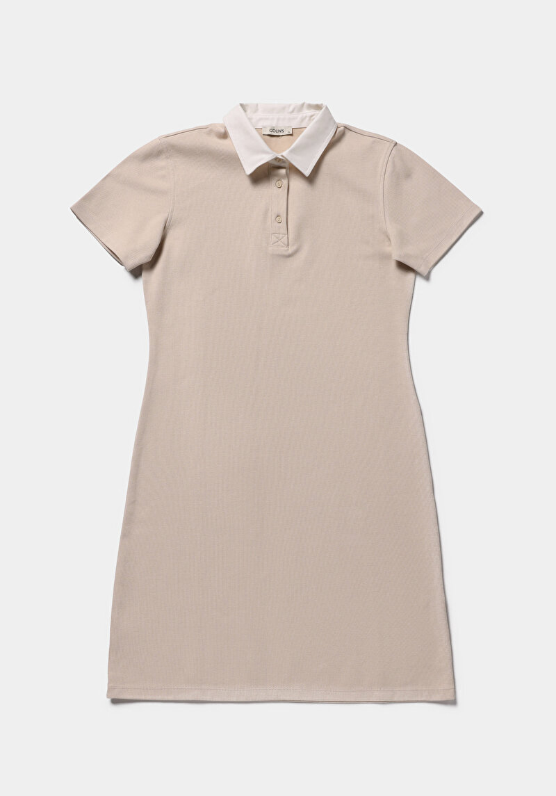 Imagine a Rochie De Dama Bej Slim Fit  Cl1079912