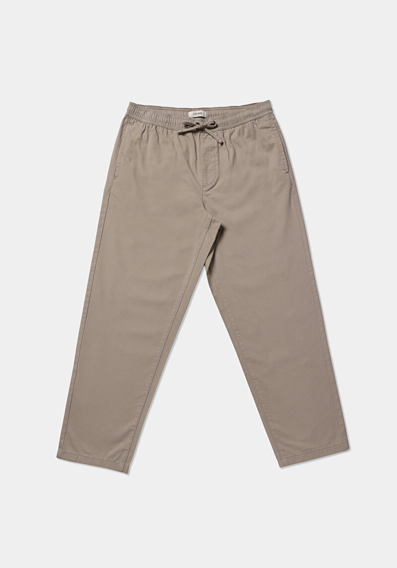 Imagine a Pantaloni De Barbati Bej Regular Fit  Cl1079992