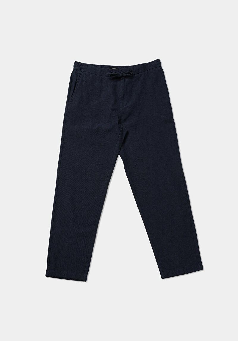 Imagine a Pantaloni De Barbati Albastru Marin Regular Fit  Cl1079994