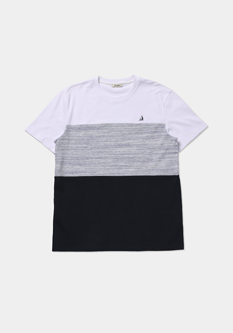 Imagine a Tricou Cu Maneca Scurta De Barbati Albastru Marin Regular Fit  Cl1080515