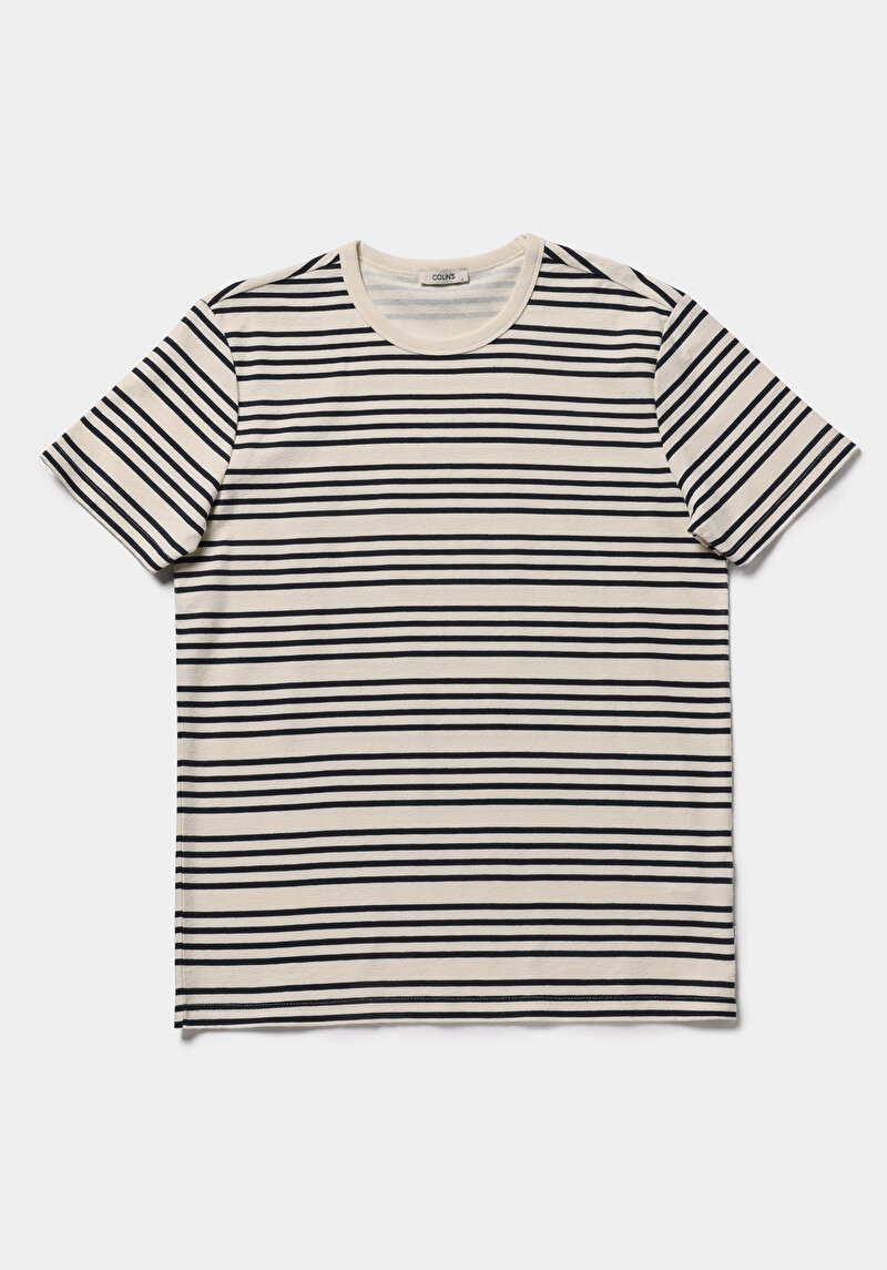 Imagine a Tricou Cu Maneca Scurta De Barbati Albastru Marin Regular Fit  Cl1078512